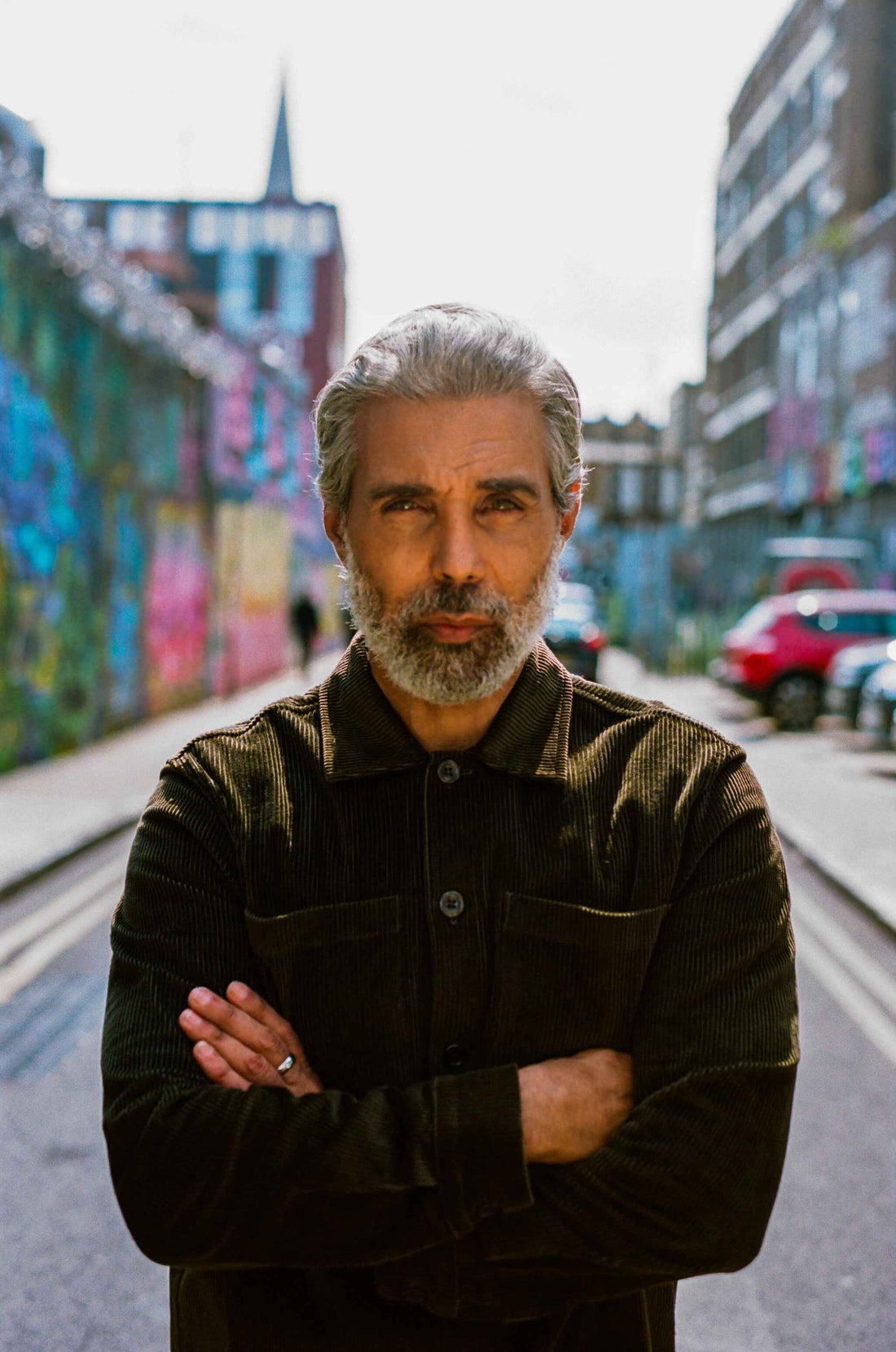 Bart Corduroy Overshirt - Dark Olive