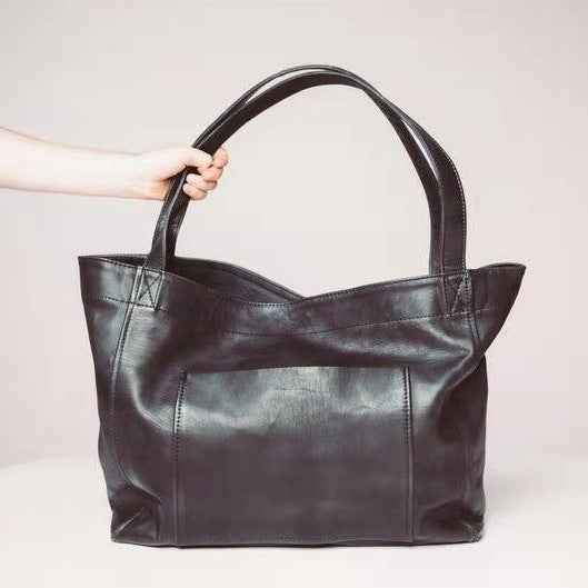 Vintage Large Capacity Handbags PU Soft Leather Big Bag Designer Luxury Women Shoulder Bag Beach On Vacation Woman Tote Bag