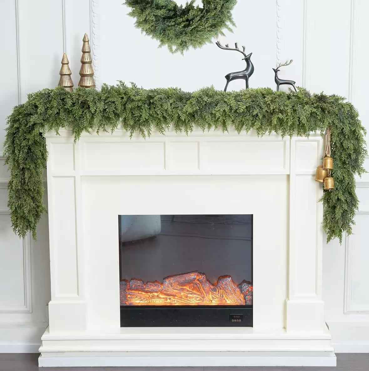 Christmas Holiday Simulation Soft Rubber Hand Feeling Cedar Table Decorative Ornament