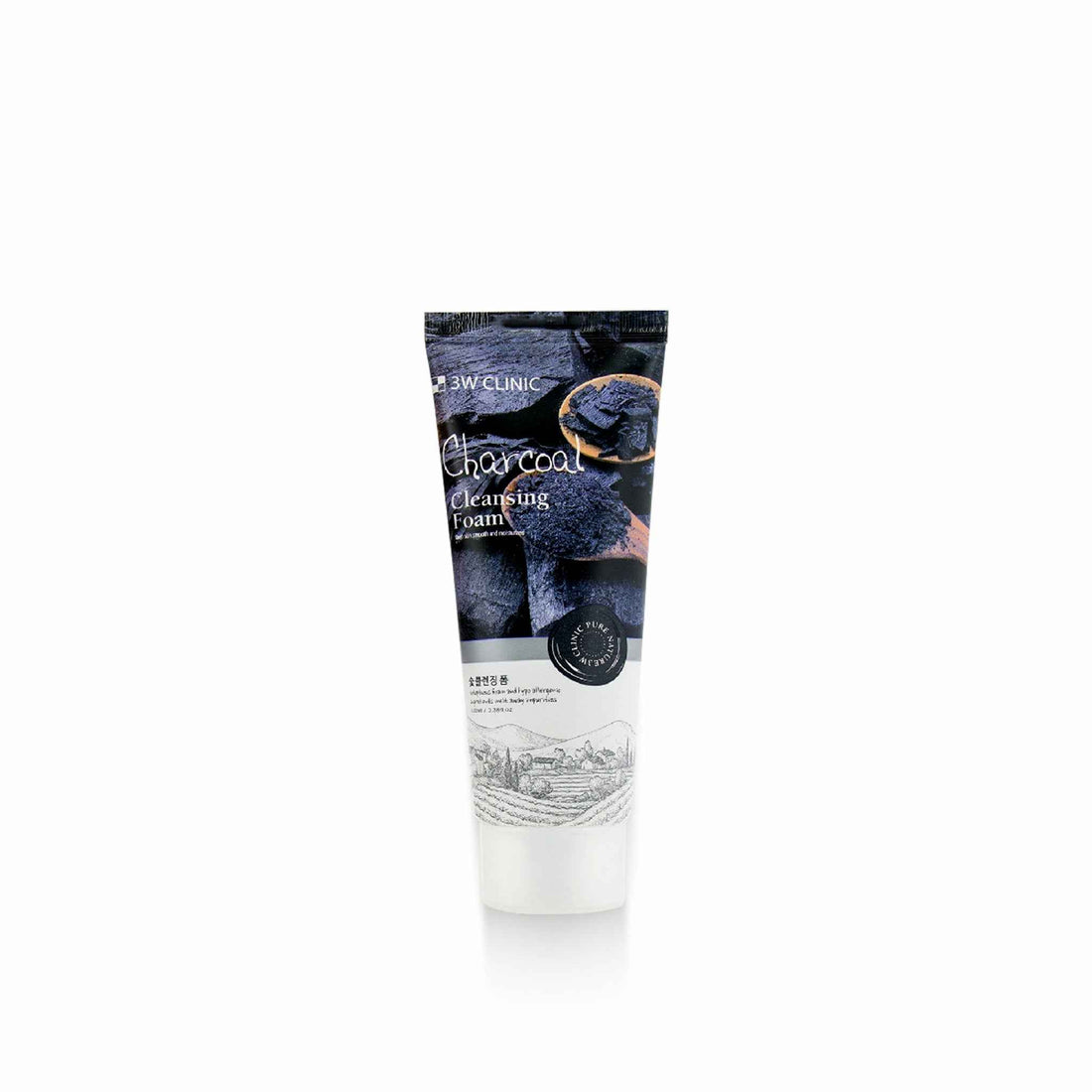CLINIC 3W Charcoal Cleansing Foam 100ml