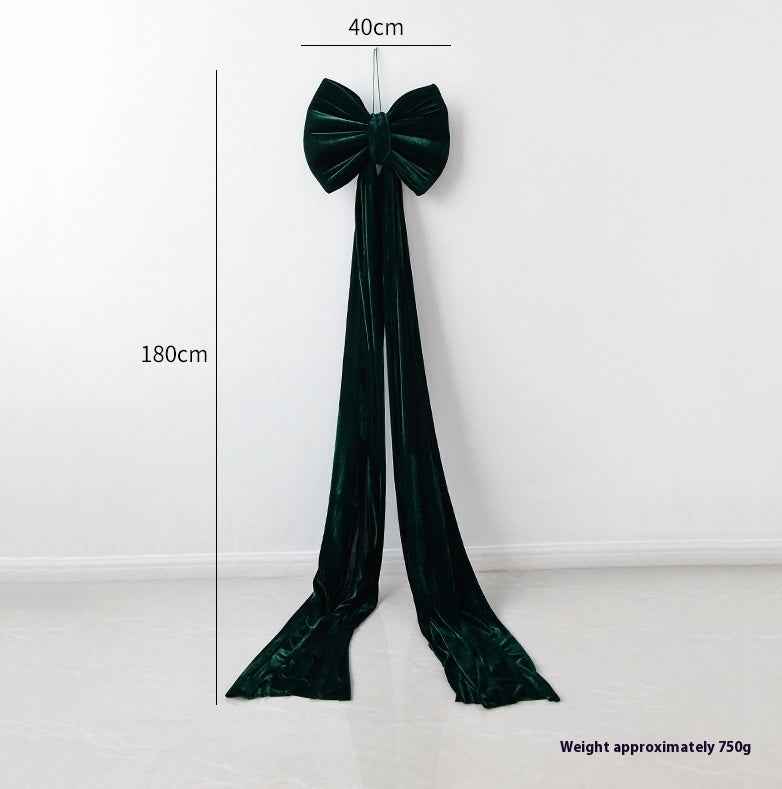 Christmas Decoration Velvet Large Bow Decoration
