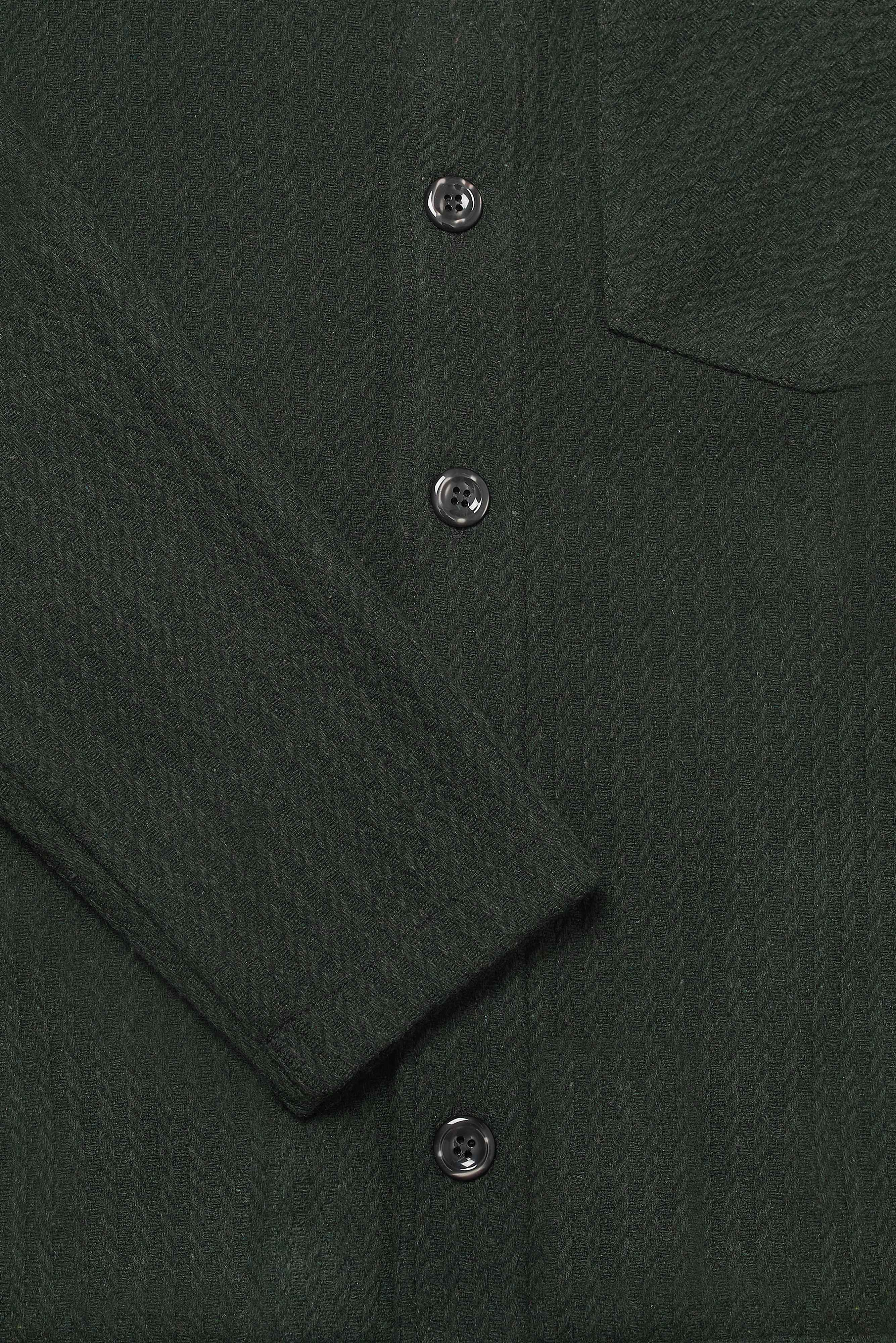 Theydon Overshirt - Olive Waffle