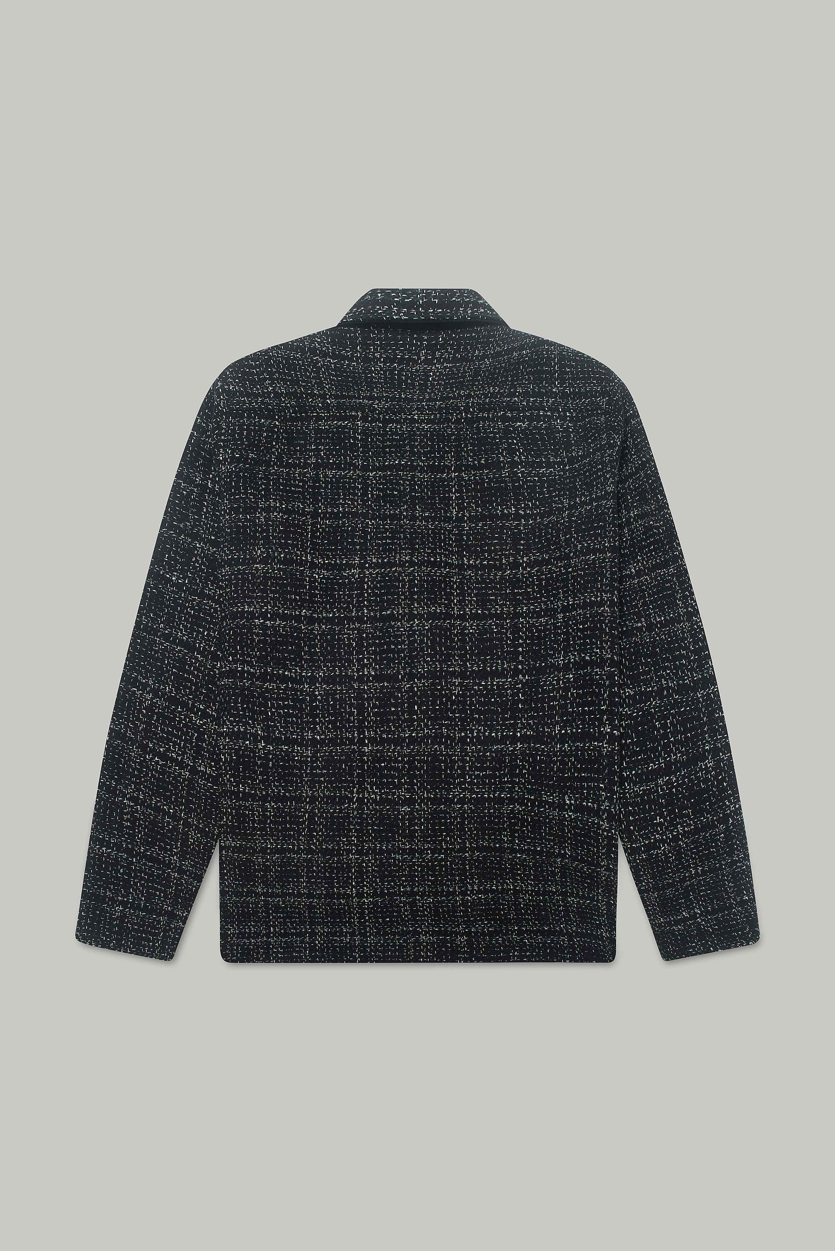 Bart Frame Overshirt - Black / White