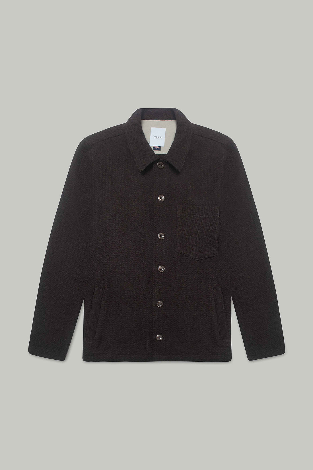 Theydon Overshirt - Chocolate Waffle