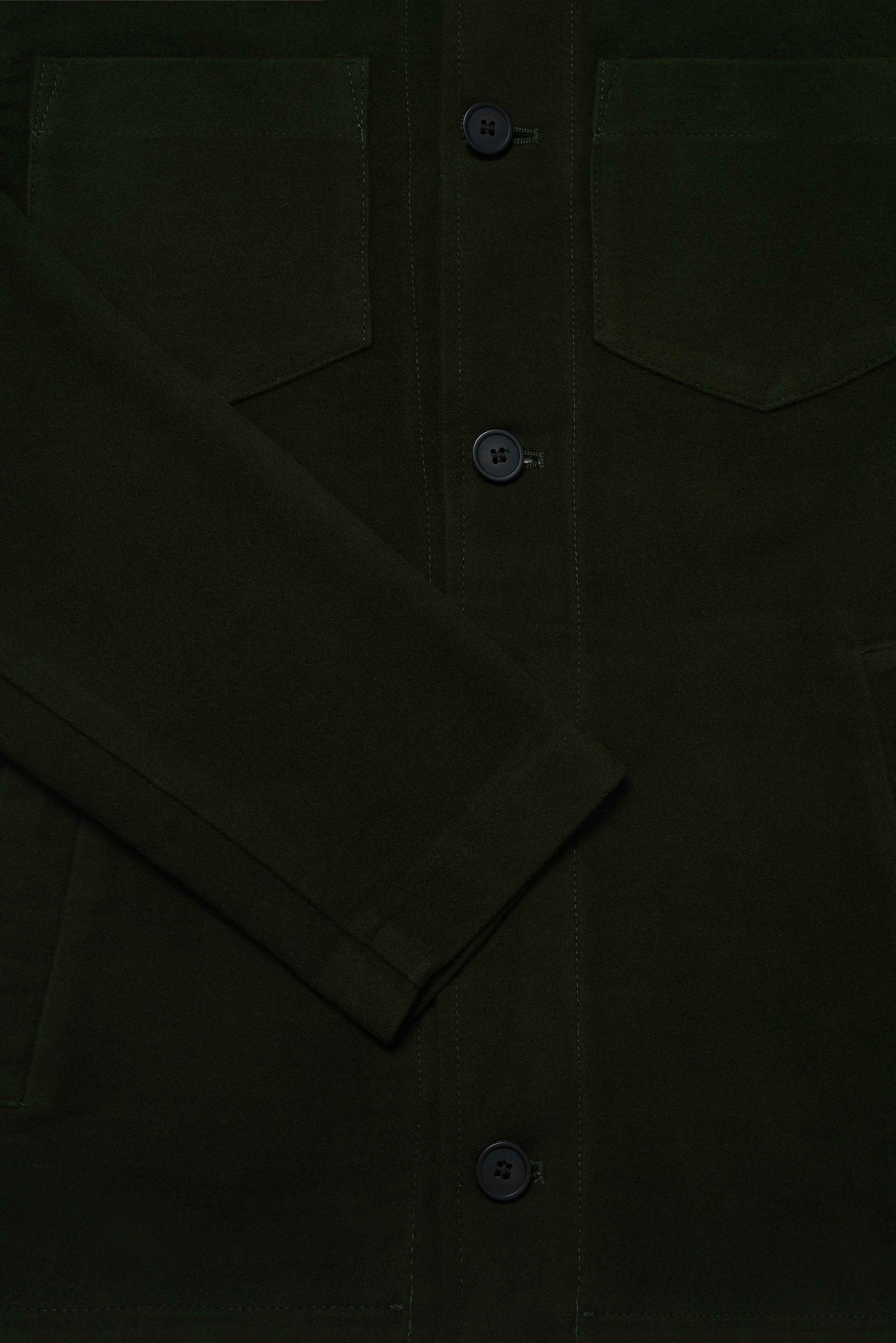 Southend Shacket Unlined - Olive Moleskin