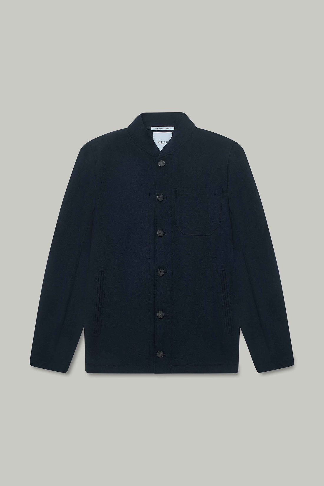 Aldgate Shacket - Navy Wool