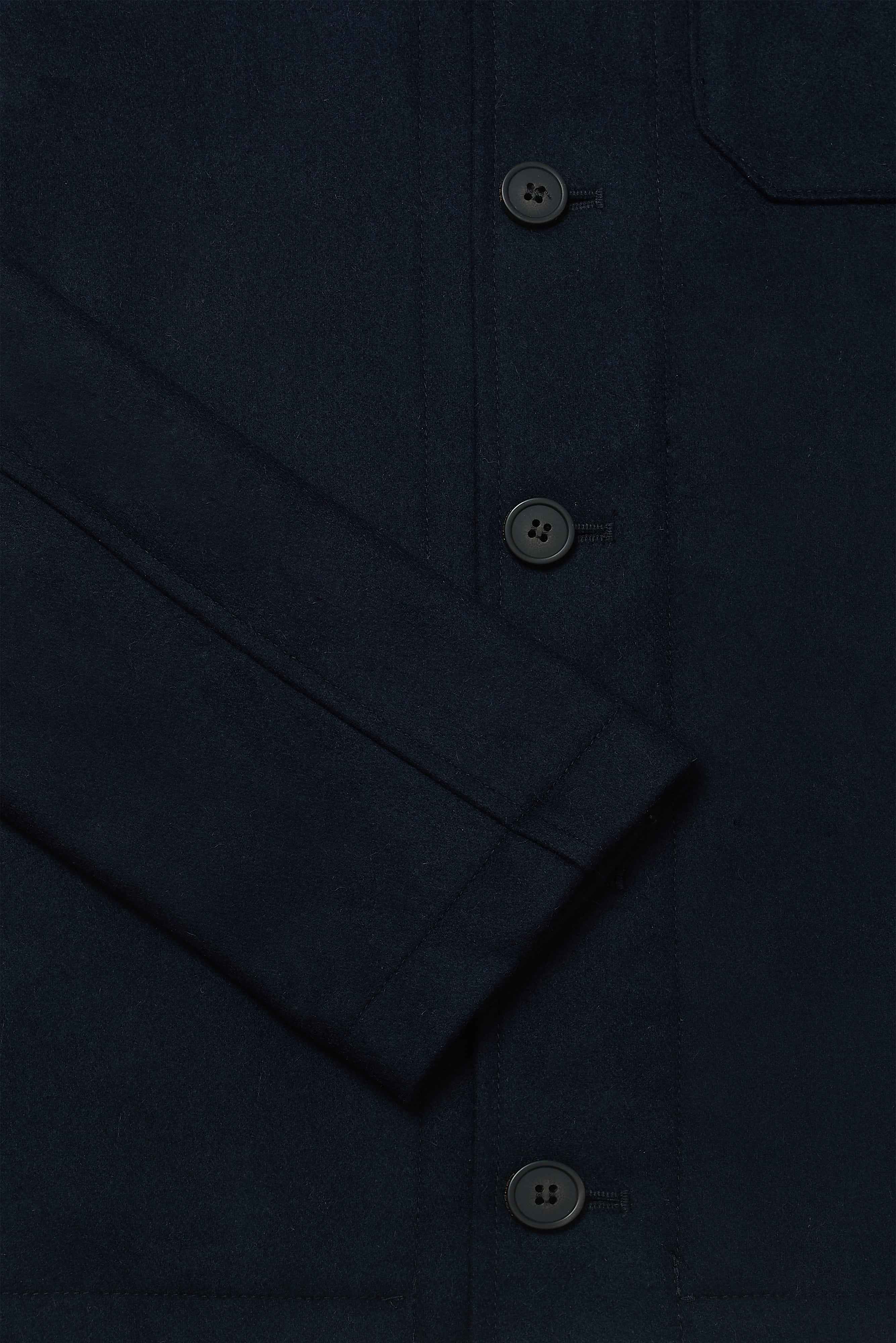 Aldgate Shacket - Navy Wool