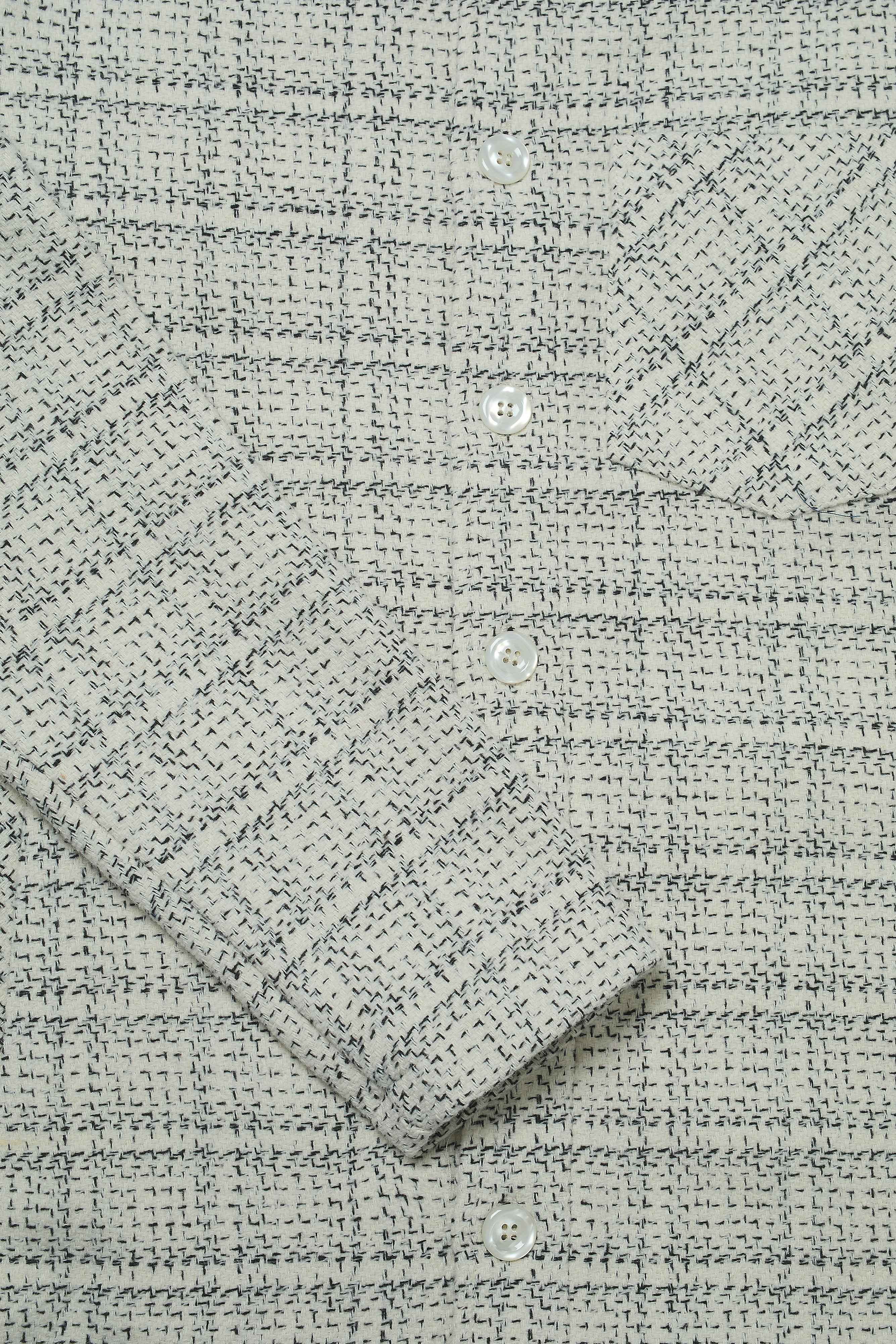 Theydon Frame Overshirt - Ecru / Black