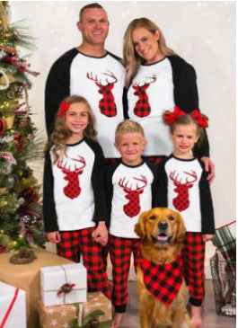 Stewart Plaid Matching Christmas Family Pajamas - Festive Holiday Sleepwear Set