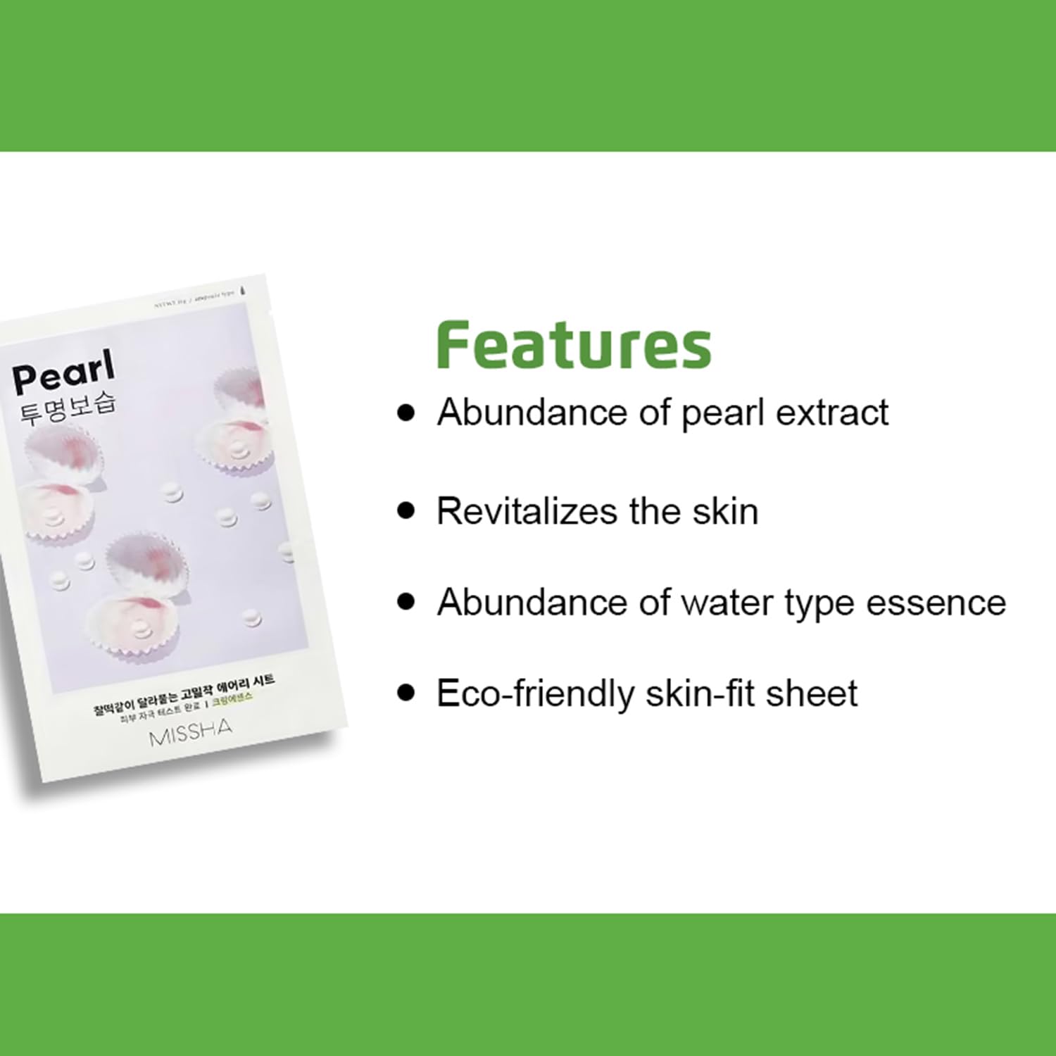 MISSHA Airy Fit Sheet Mask Pearl 19g