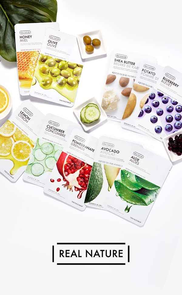 THE FACE SHOP Real Nature Face Mask Shea Butter Extract