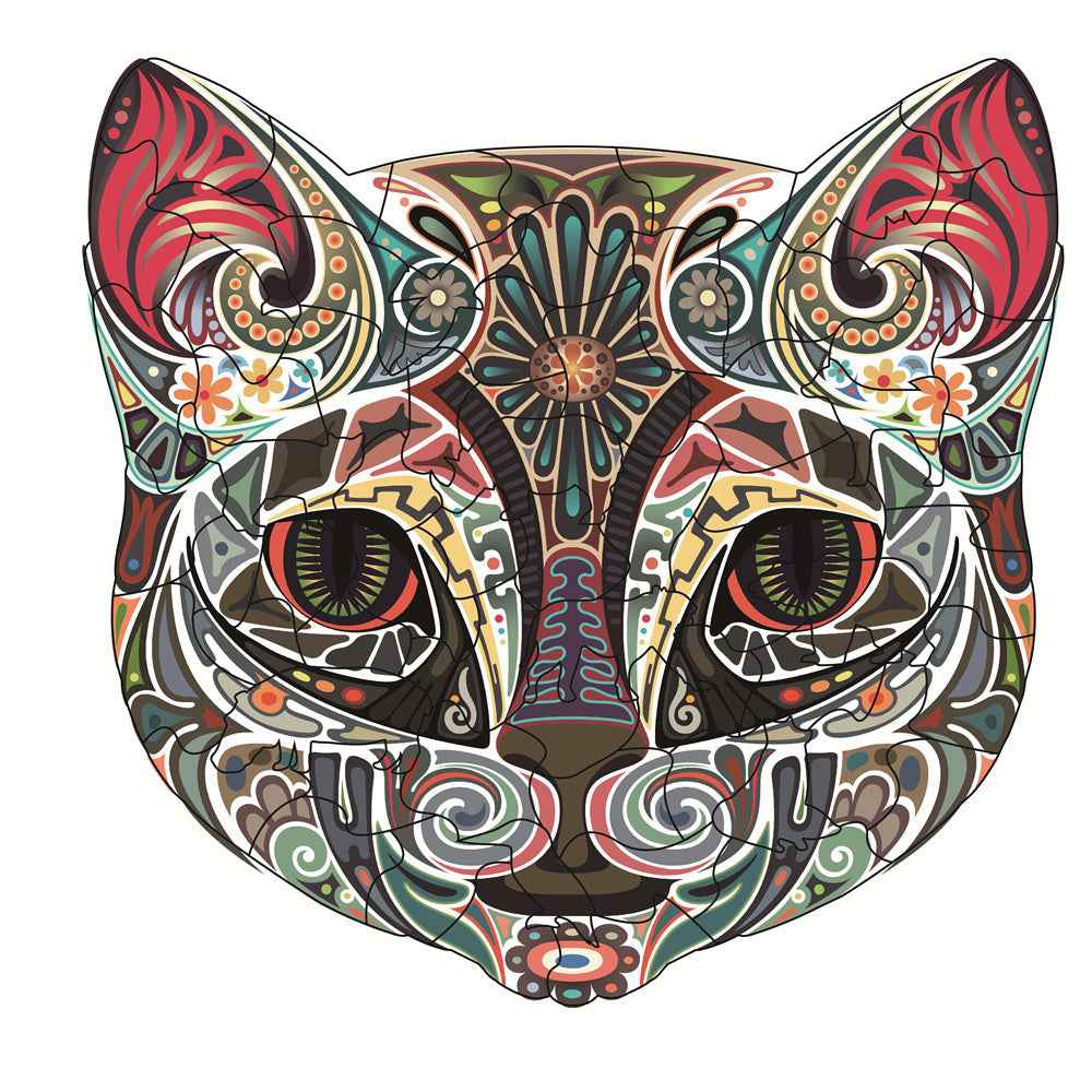 Each Piece Is Animal Shaped Christmas Gift Colorful Elephant Turtle Wooden Jigsaw Puzzles