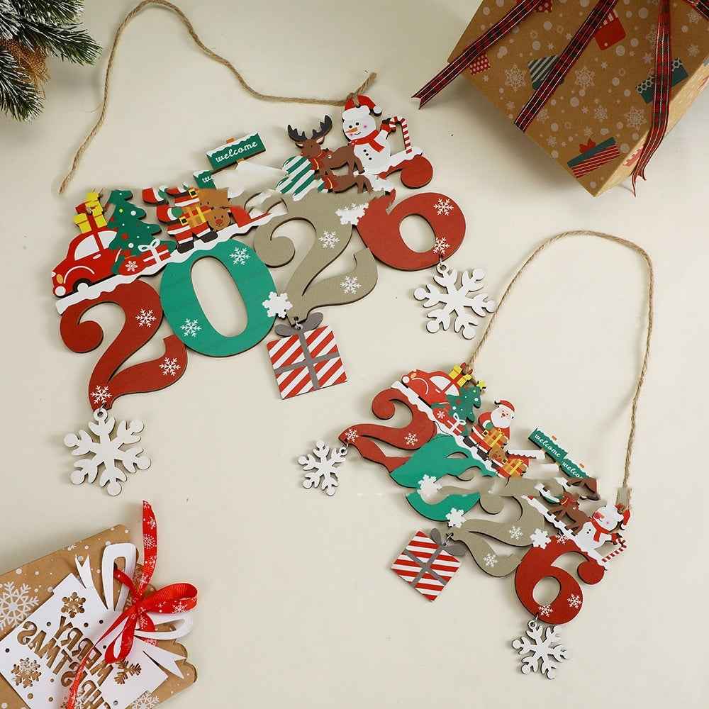 Christmas Wooden Desktop Decoration Home Decoration