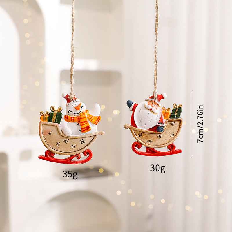 Christmas Decorations Cartoon Elk Ornaments
