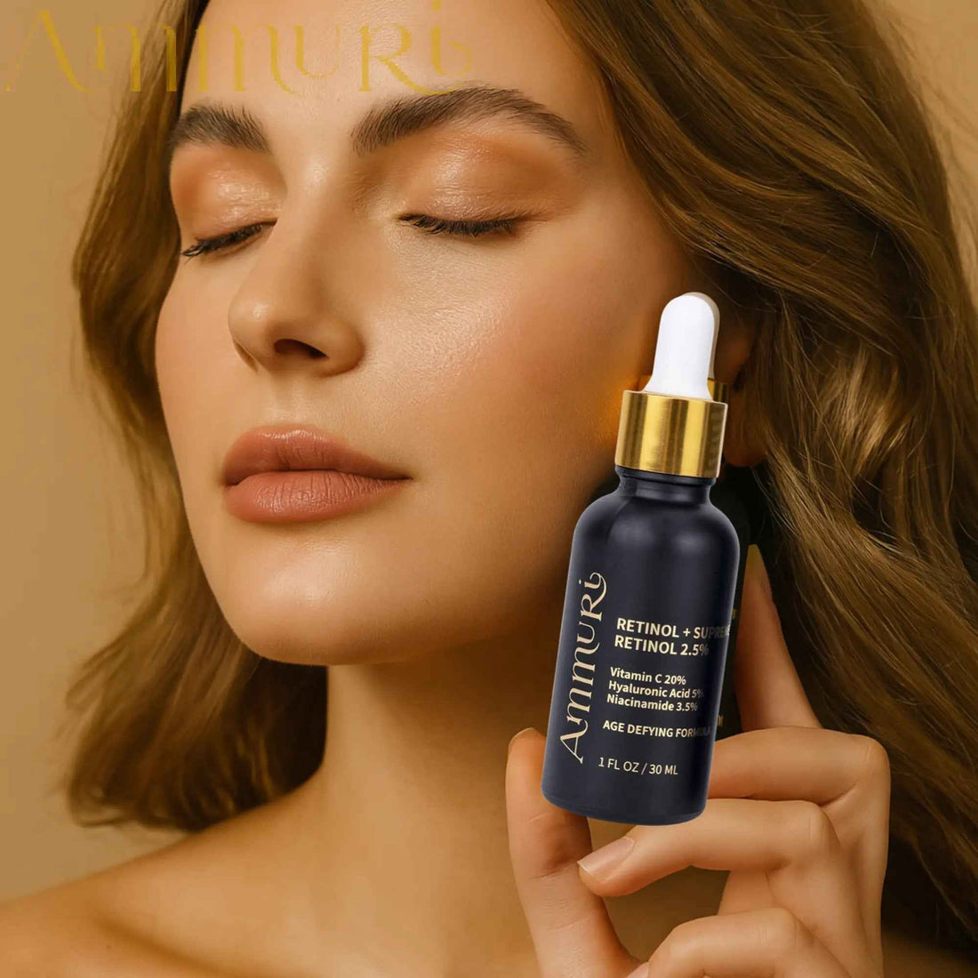 Ammuri 2.5% Retinol Supreme Serum - Gentle Anti-Aging Treatment 30ml