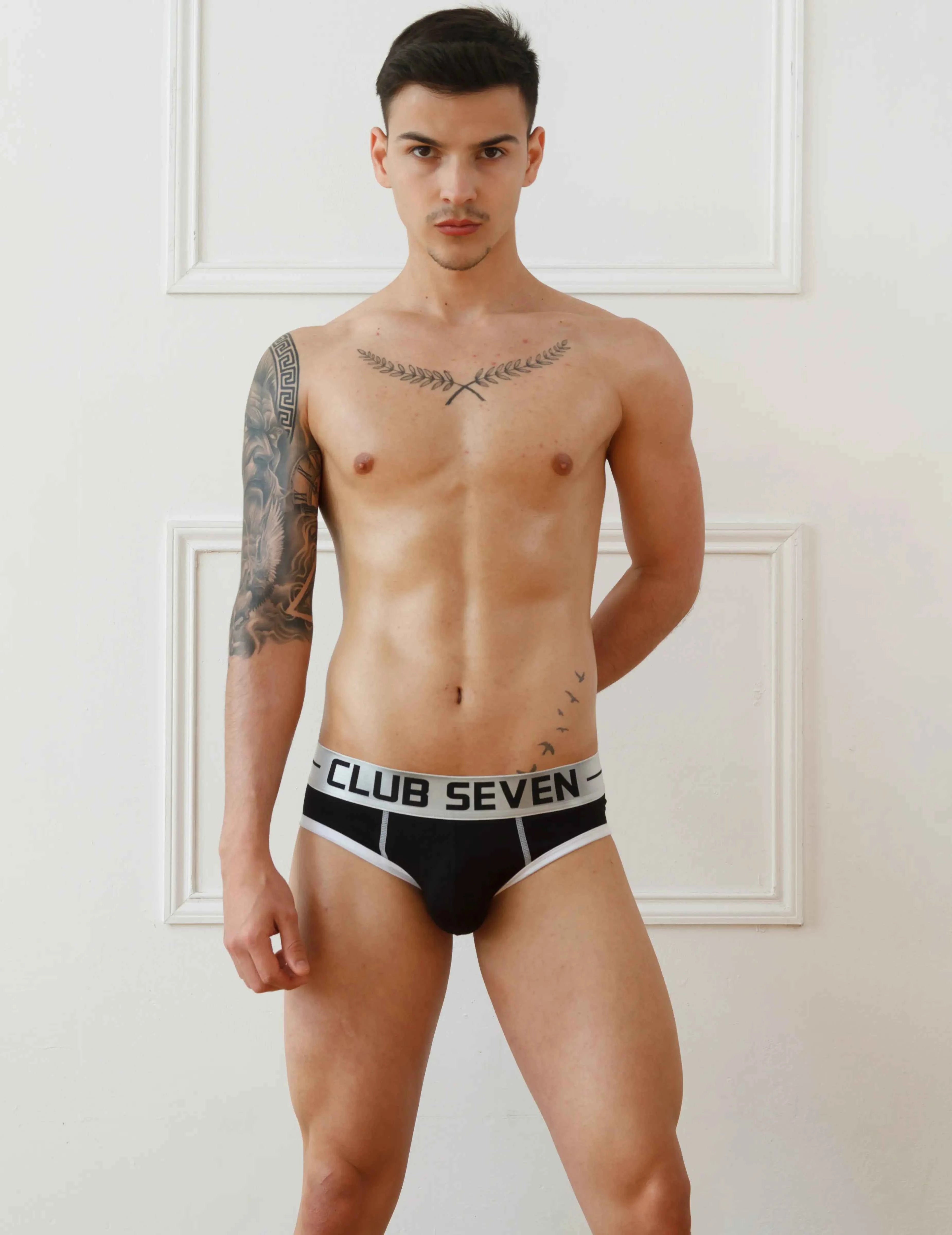 LUXE Cotton Black Briefs