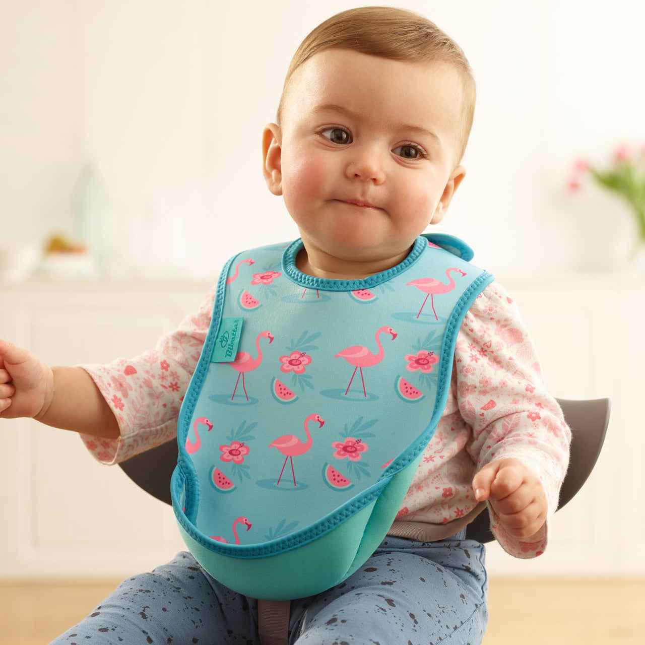 Weaning Bib - Flamingos UltraBib