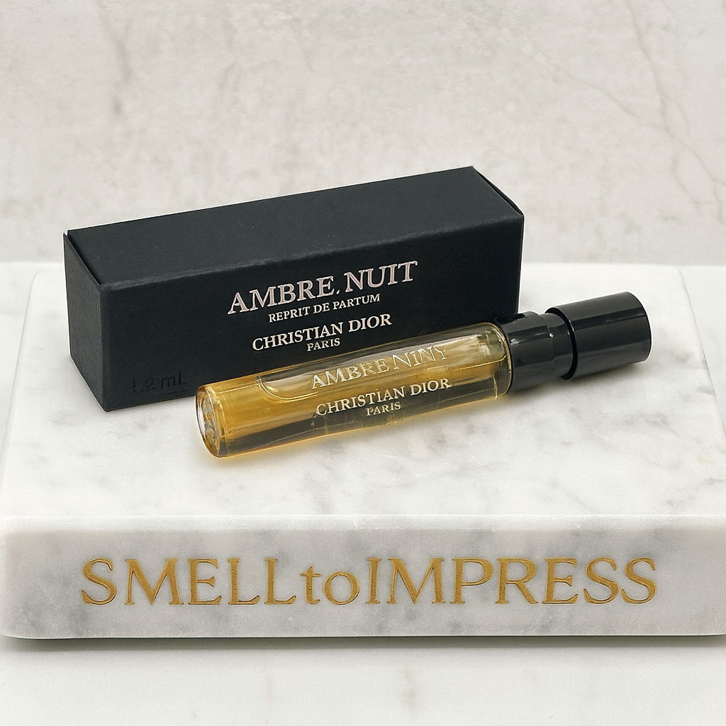 Christian Dior Ambre Nuit Exprit de Parfum 1.2ml 0.04 fl. oz. official perfume samples