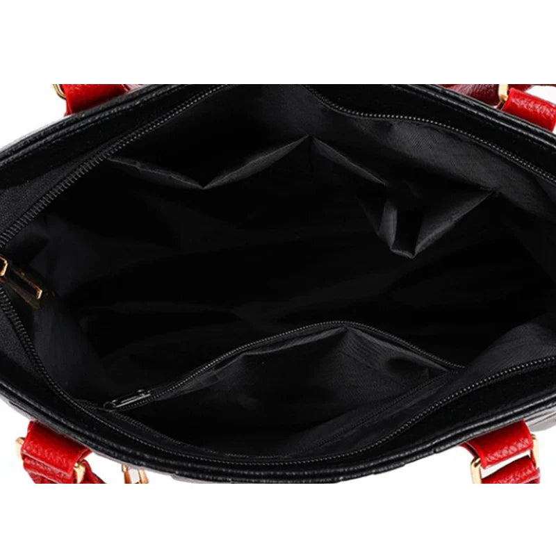 PU Leather Casual Crossbody Bags for Women Ladies Luxury Designer Tote Handbag Female Large Capacity Travel Shoulder Bag Sac