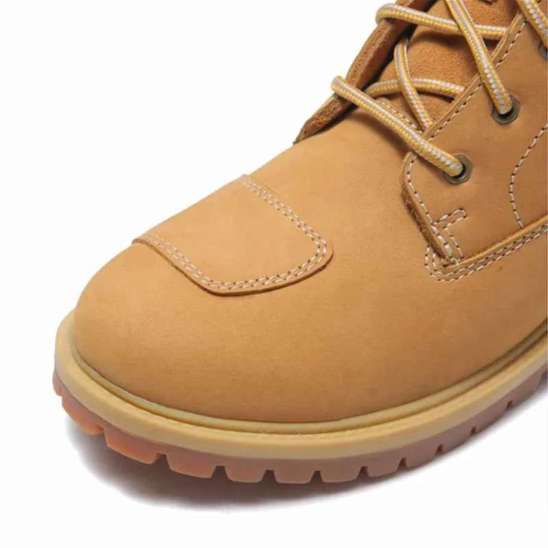 Mens Leather Motorbike Riding Boots