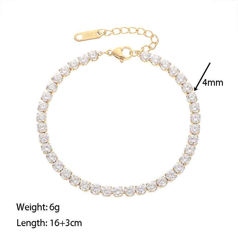 Simple Fashion Rhinestone-Encrusted Alloy Big Hoop Earrings