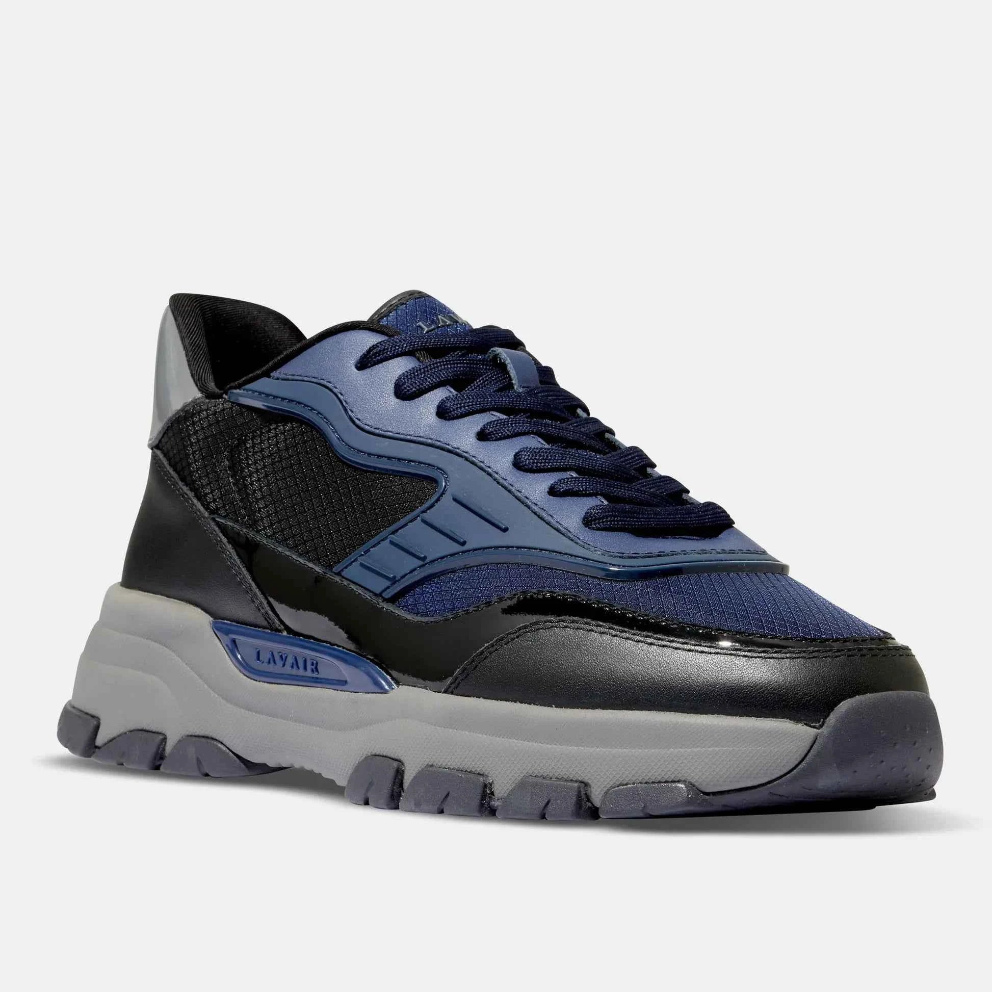 UK 6 Lavair Pacific 2.0 Navy Men’s Chunky Leather Trainers – EU 40