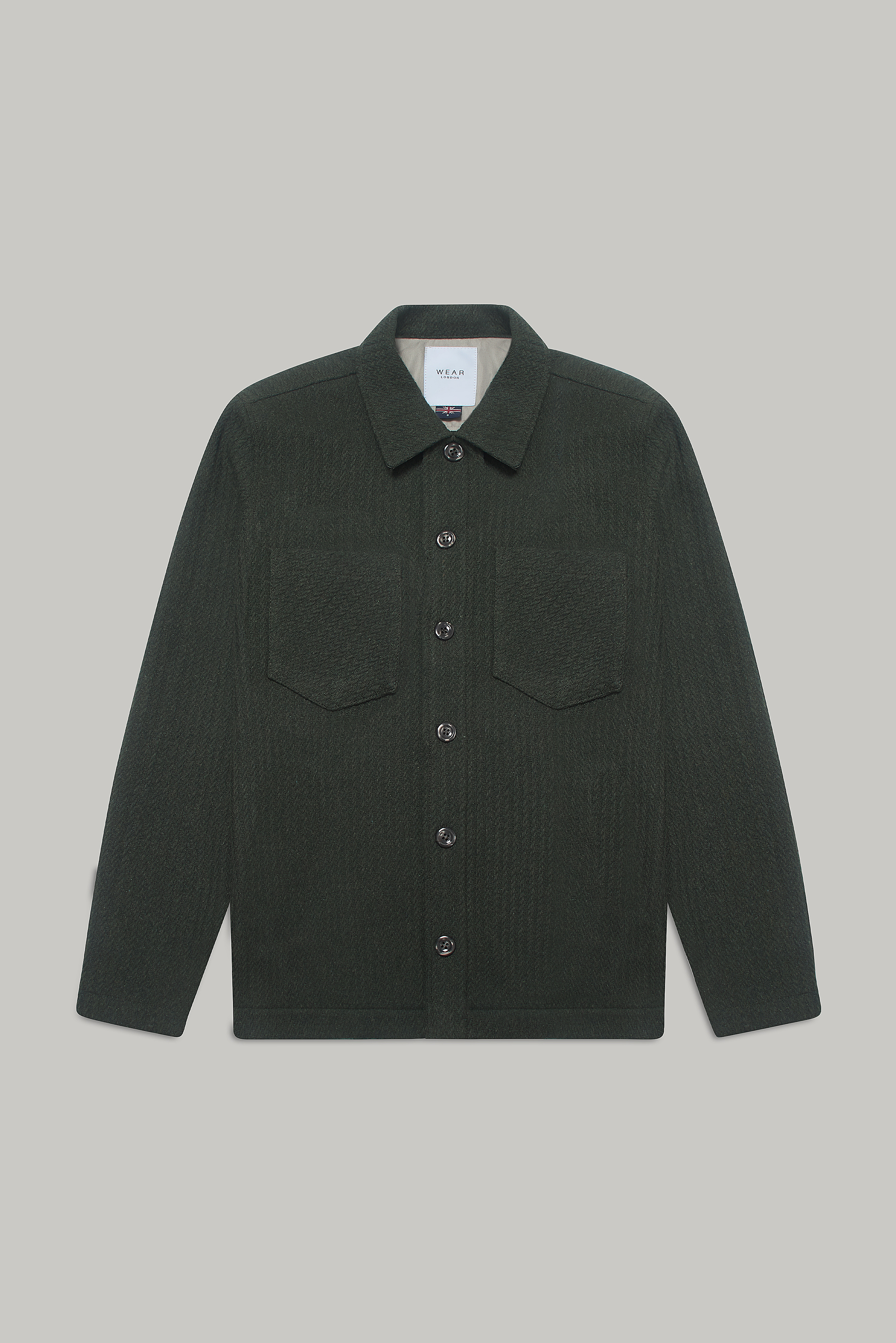 Bart Overshirt - Olive Waffle
