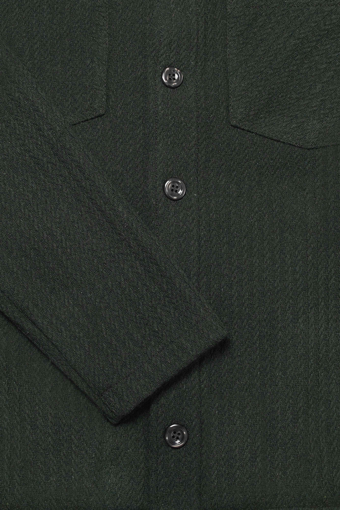 Bart Overshirt - Olive Waffle
