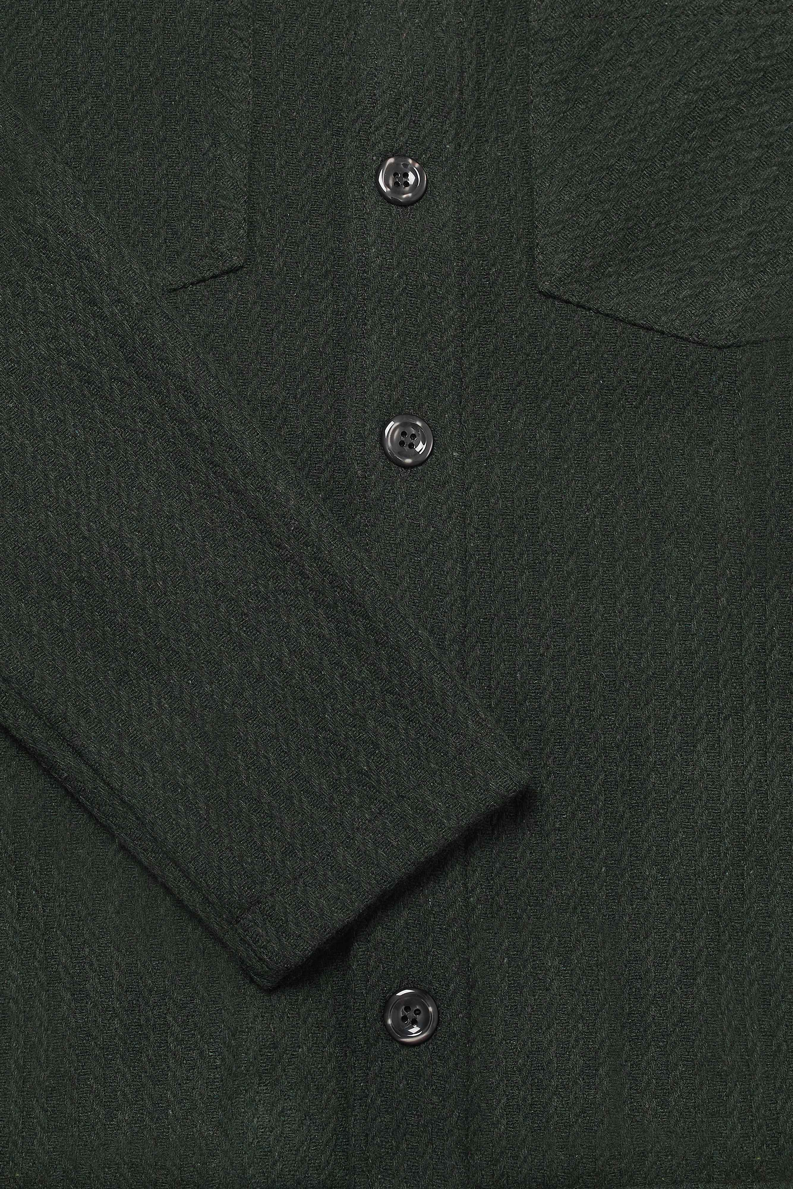 Bart Overshirt - Olive Waffle