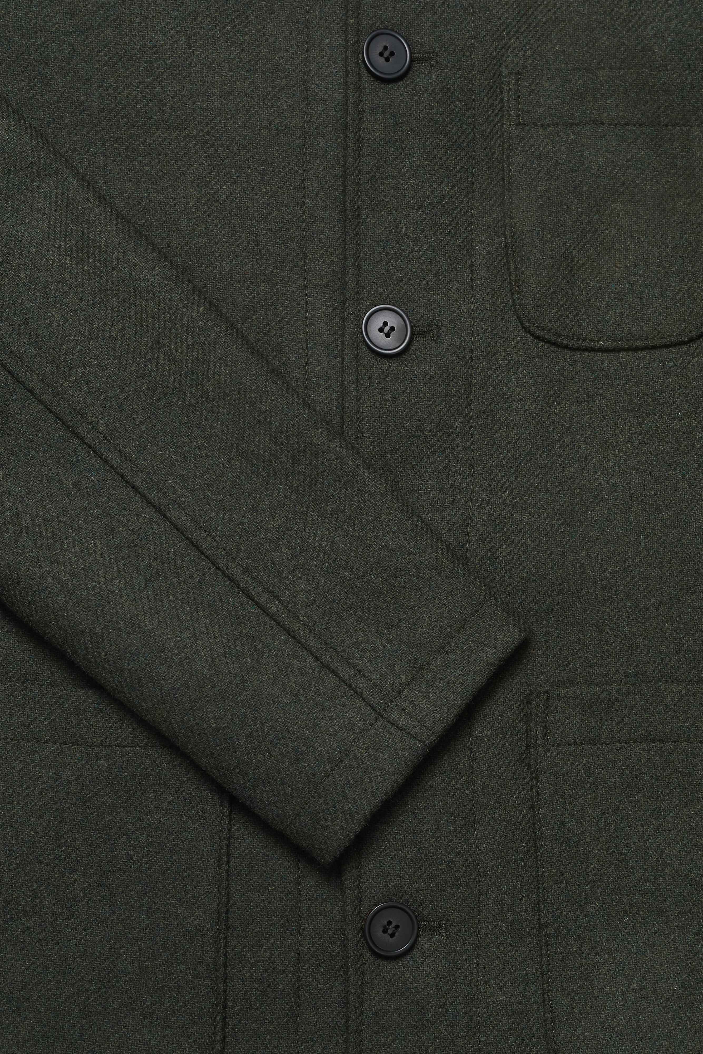 Chiltern Shacket Sleeve Lining - Birbo Twill Olive