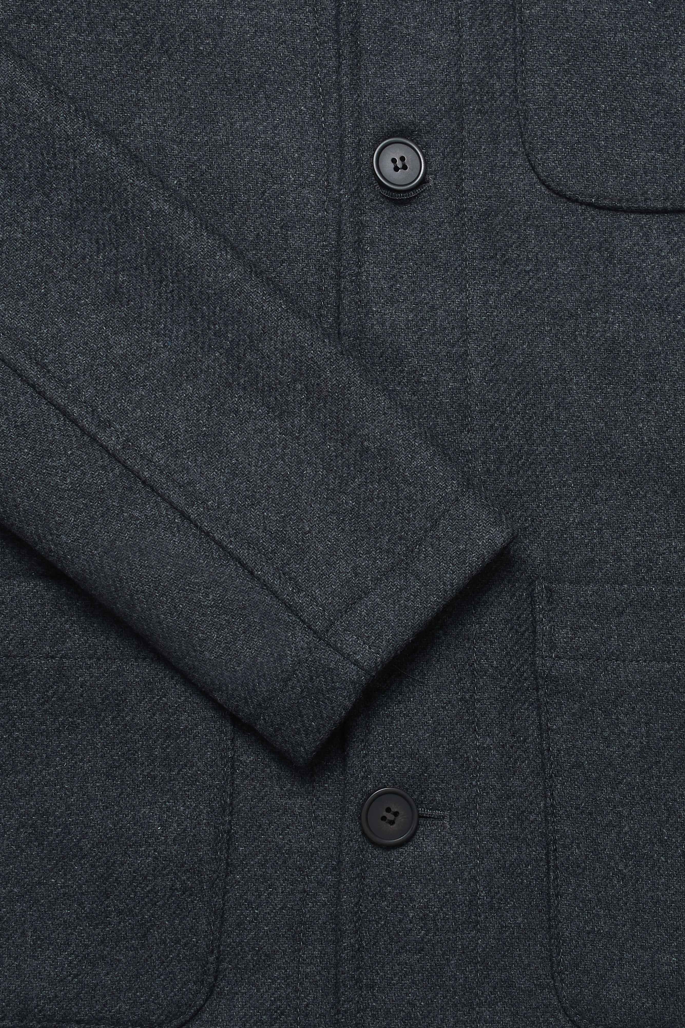 Chiltern Shacket Sleeve Lining - Birbo Twill Grey