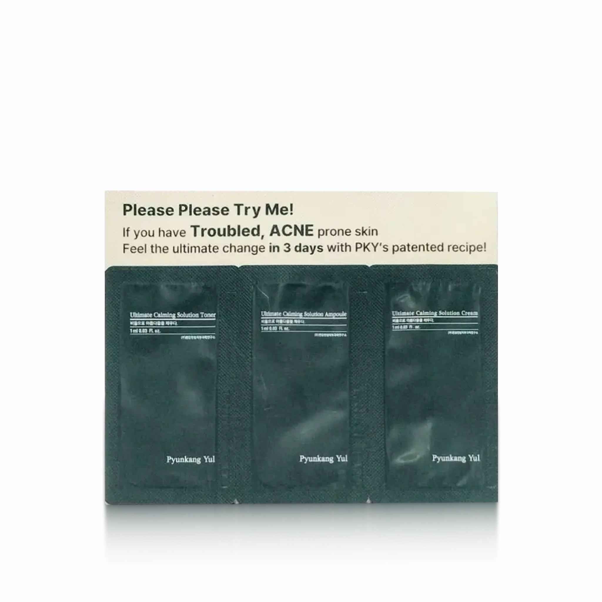 Pyunkang Yul Ultimate Acne Calming Line Mini Sachet
