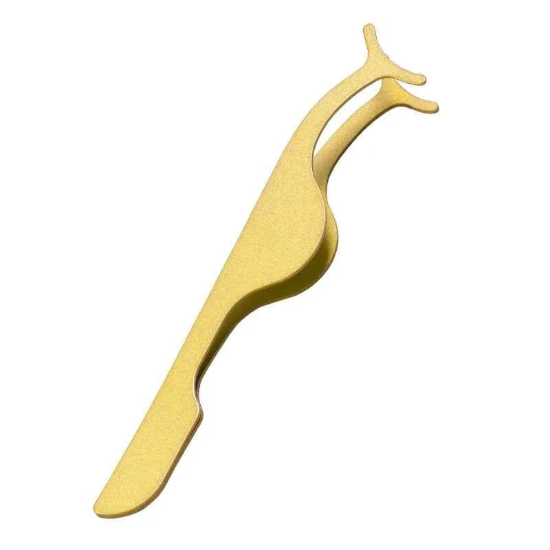 False Eyelash Tweezers Fake Eye Lash Applicator Eyelash Extension Curler Nipper Auxiliary Clip Clamp Makeup Forceps Tools supply