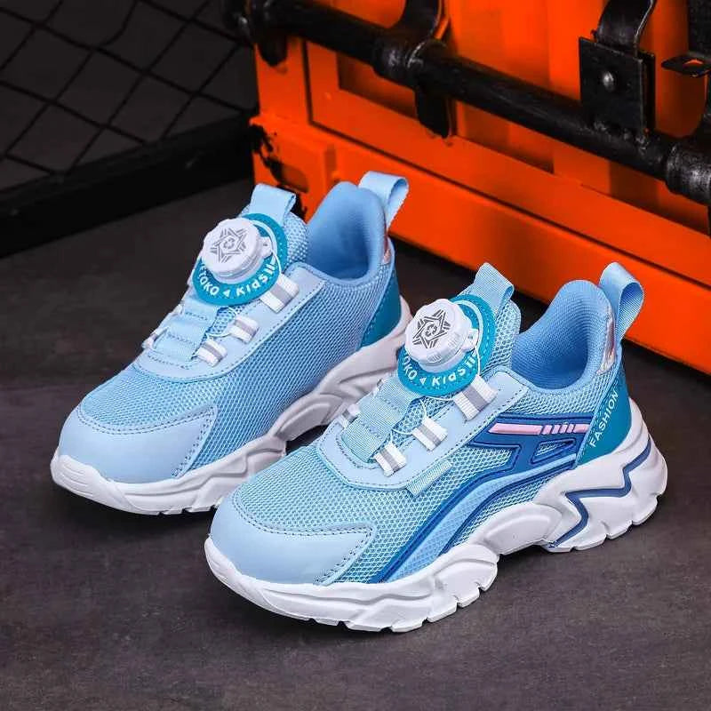 New Children Sports Shoes Boy Sneaker Black Mesh Summer Breathable Kids Casual Shoes Boy Running Tennis Running Sneaker