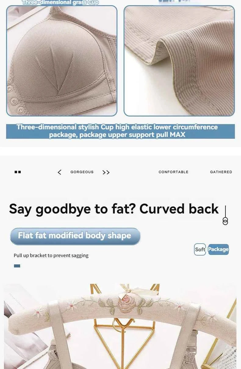 New Large Size Front Buckle Sexy Push up WOMEN&