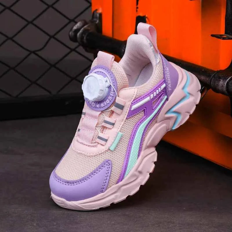 New Children Sports Shoes Boy Sneaker Black Mesh Summer Breathable Kids Casual Shoes Boy Running Tennis Running Sneaker