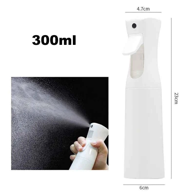 200ml/300ml/500ml High Pressure Continuous Spray Bottle Hair Care Makeup Water Replenishing Spray Bottle Press Mist Spray Bottle