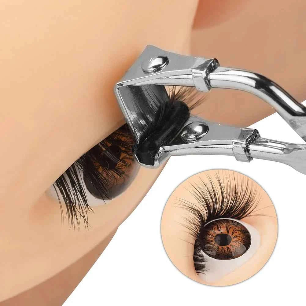 Eyelash Nature Curl Tweezers Non-slip Eyelashes Extensions Clamps Professional Eyelashes Shaping Clip Long Lasting Makeup Tools