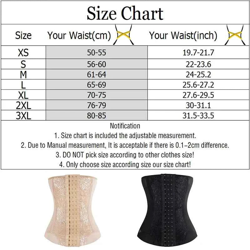 Mesh Embroidered Corset Body Shaper faja Waist Trainer Original Colombian Girdles For Women Belly Tightening Control Shapewear