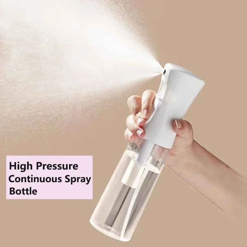 200ml/300ml/500ml High Pressure Continuous Spray Bottle Hair Care Makeup Water Replenishing Spray Bottle Press Mist Spray Bottle