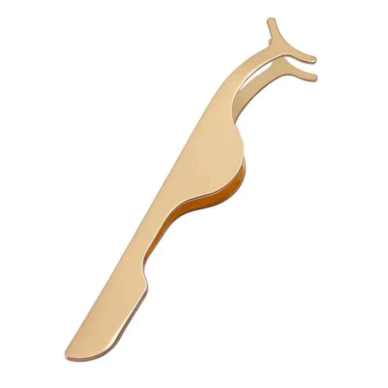 False Eyelash Tweezers Fake Eye Lash Applicator Eyelash Extension Curler Nipper Auxiliary Clip Clamp Makeup Forceps Tools supply