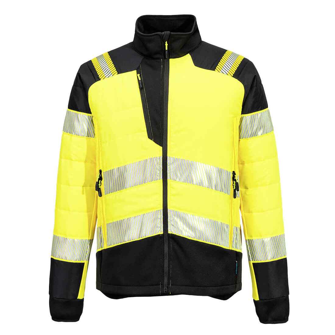 Portwest PW3 Hi-Vis Hybrid Baffle Jacket