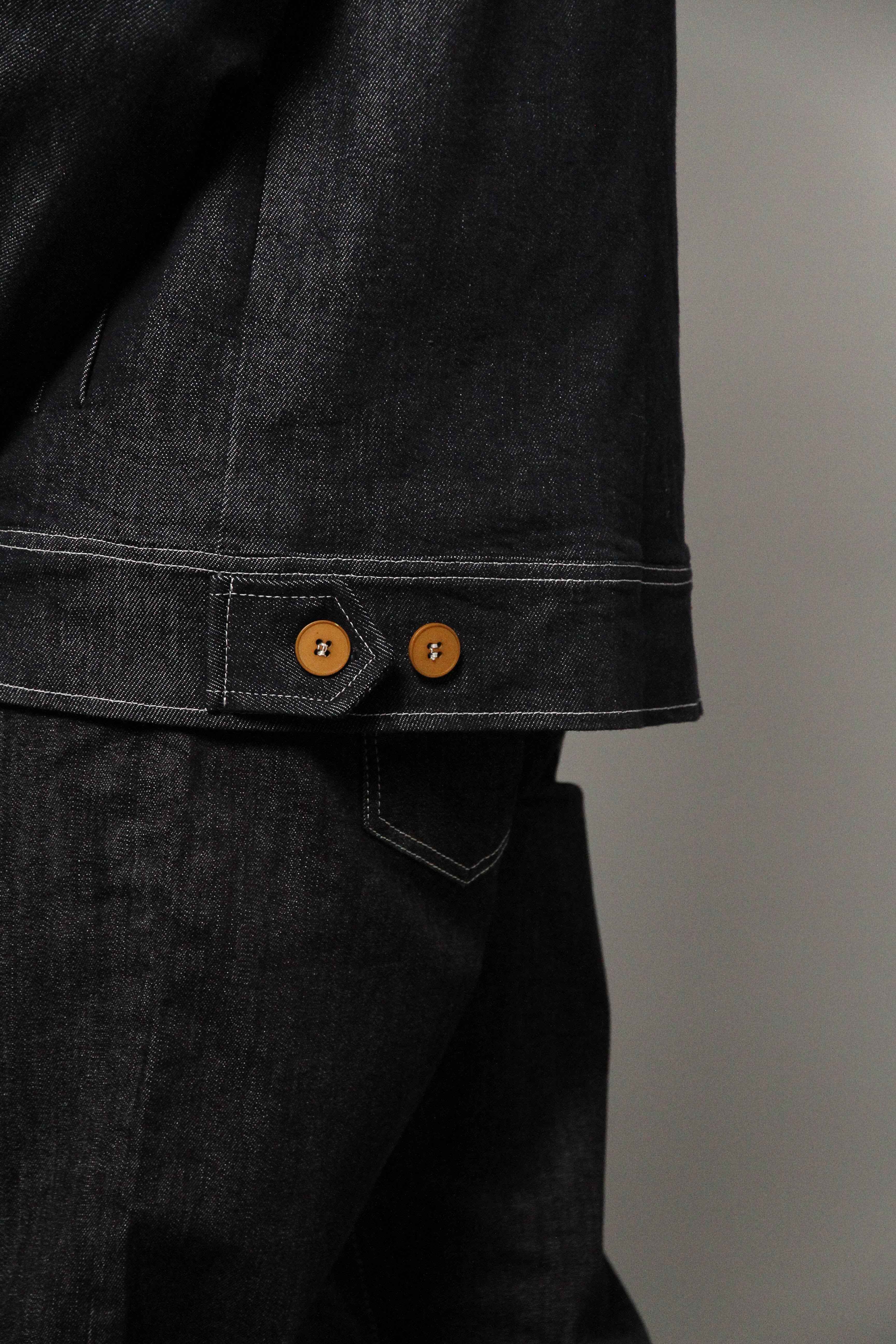 Turner Long Sleeve Shacket - Denim Stay Blue