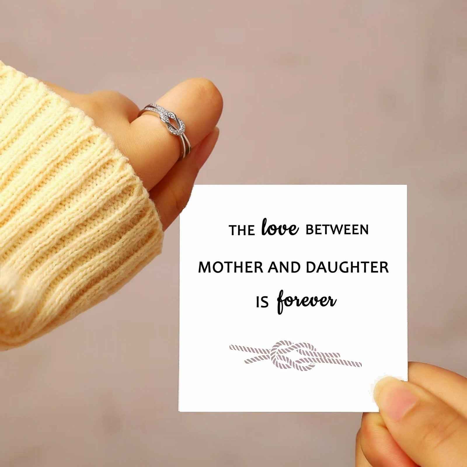 Arrival Fashion Simple Opening Ring Female Mother And Daughter Ring Mother&