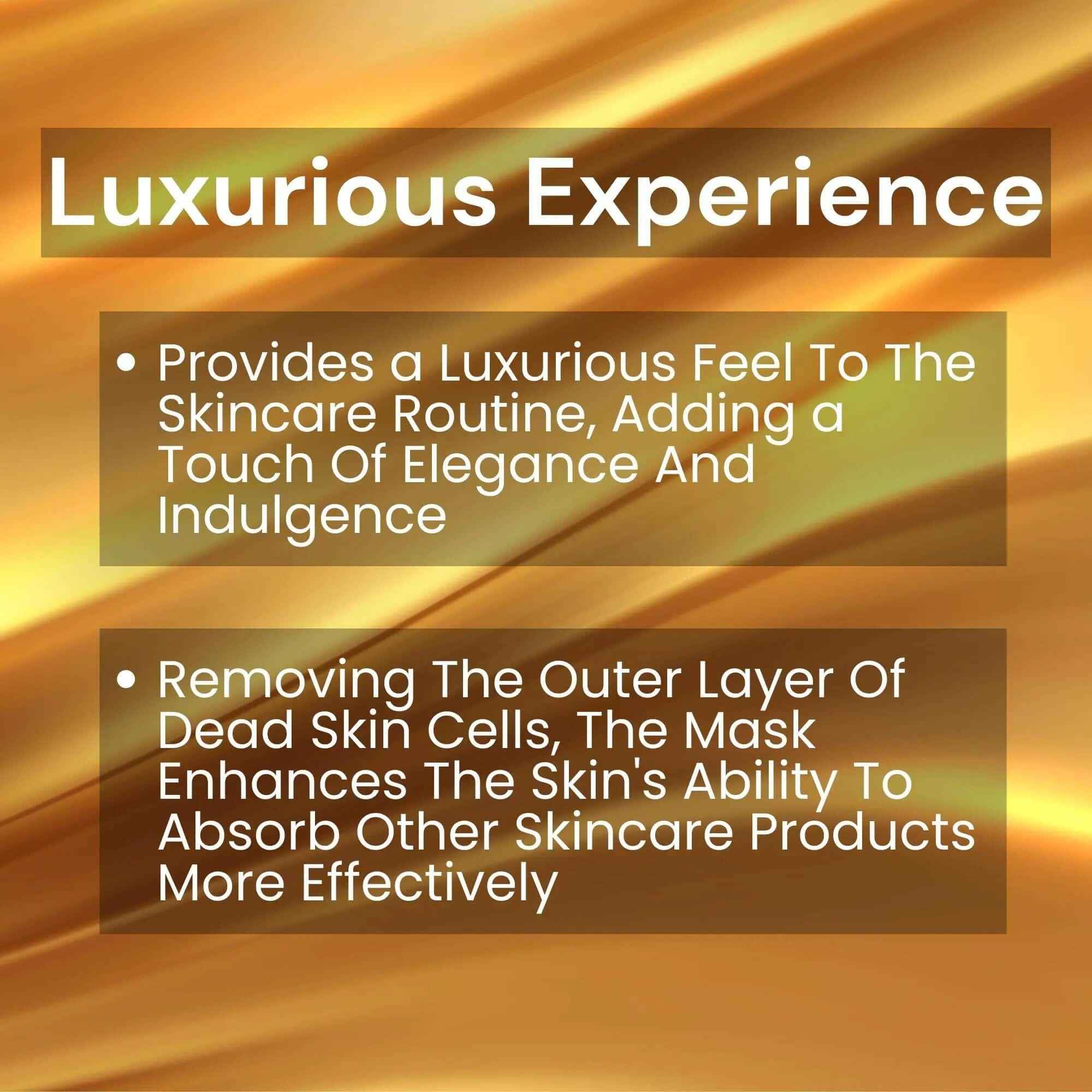 Ammuri 24K Gold Collagen Face Mask Peel Off - Luxury Anti-Aging Treatment 60g