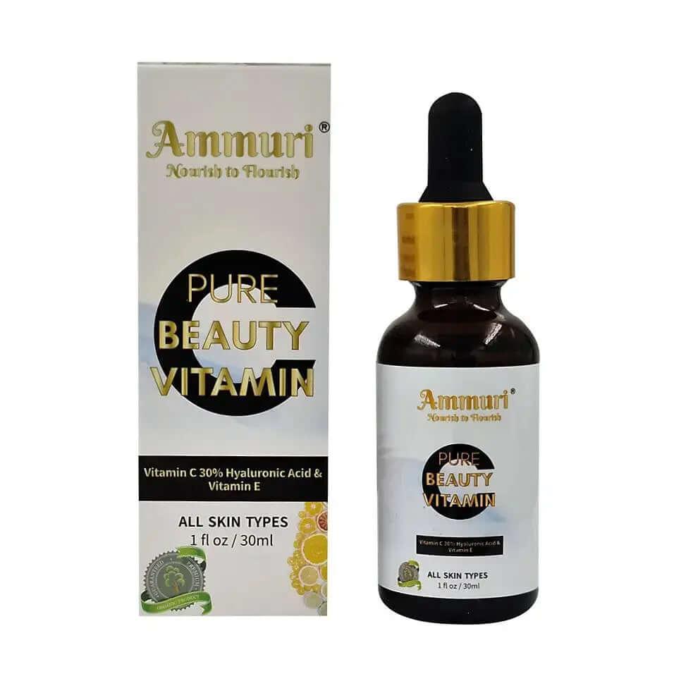 Ammuri Vitamin C Serum - Powerful Anti-Aging Brightening Face Treatment 30ml