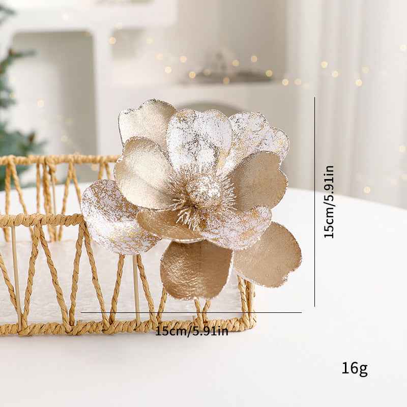 Christmas Flower Ornaments Christmas Tree Decorations