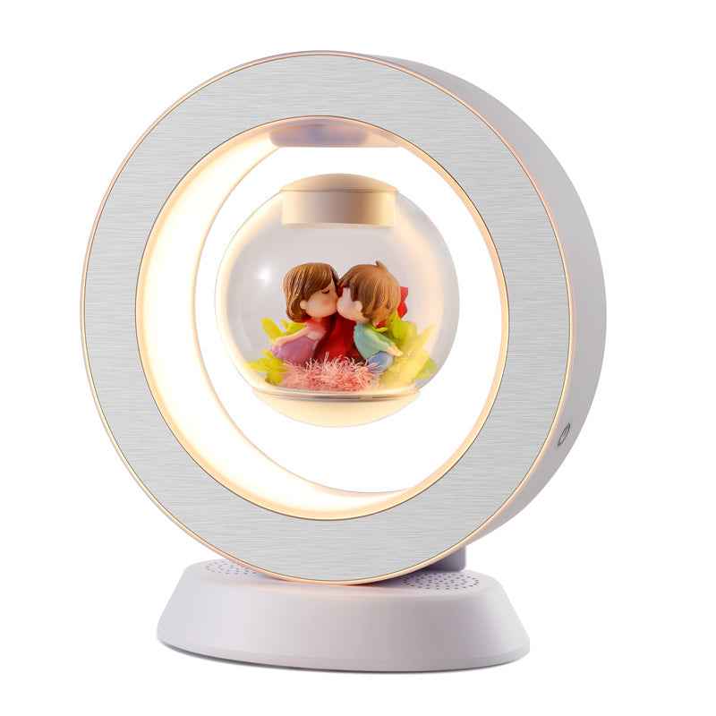 Magnetic Suspension Preserved Fresh Flower Bluetooth Audio Creative Valentine&