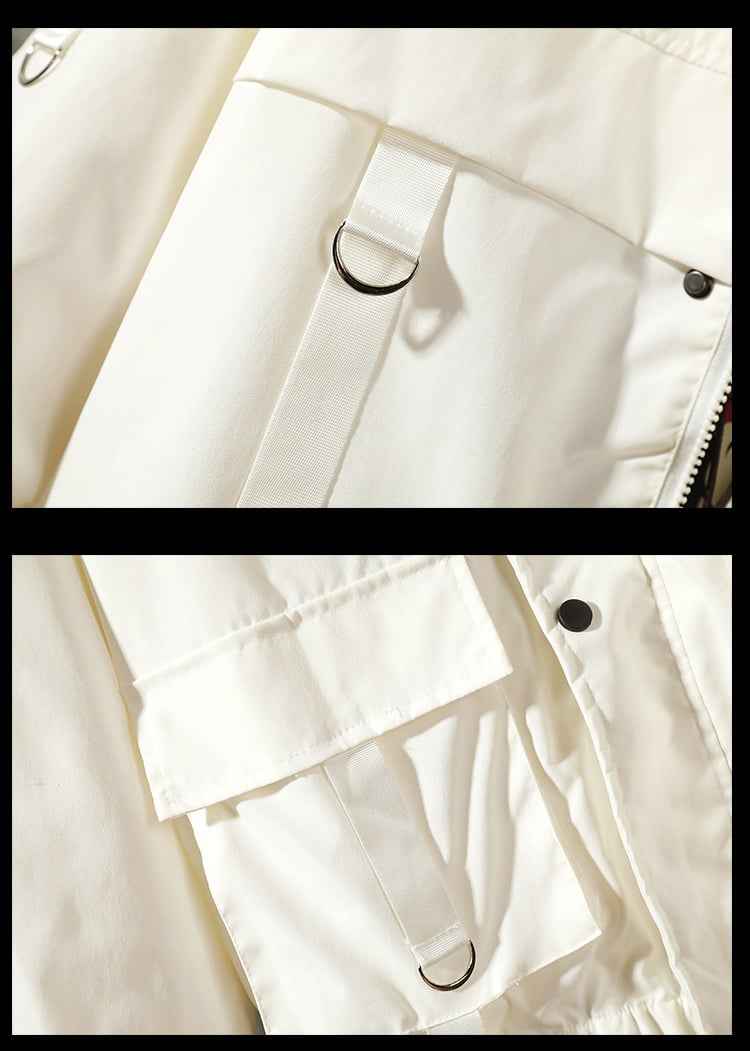 Oversized Cotton Jacket – Unisex Streetwear Outerwear