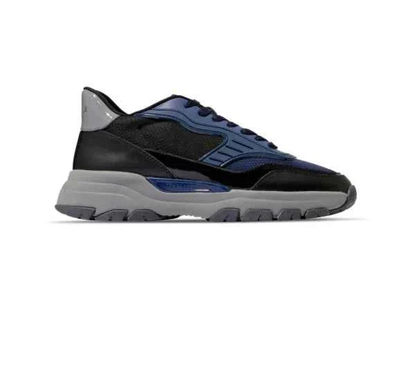 UK 6 Lavair Pacific 2.0 Navy Men’s Chunky Leather Trainers – EU 40